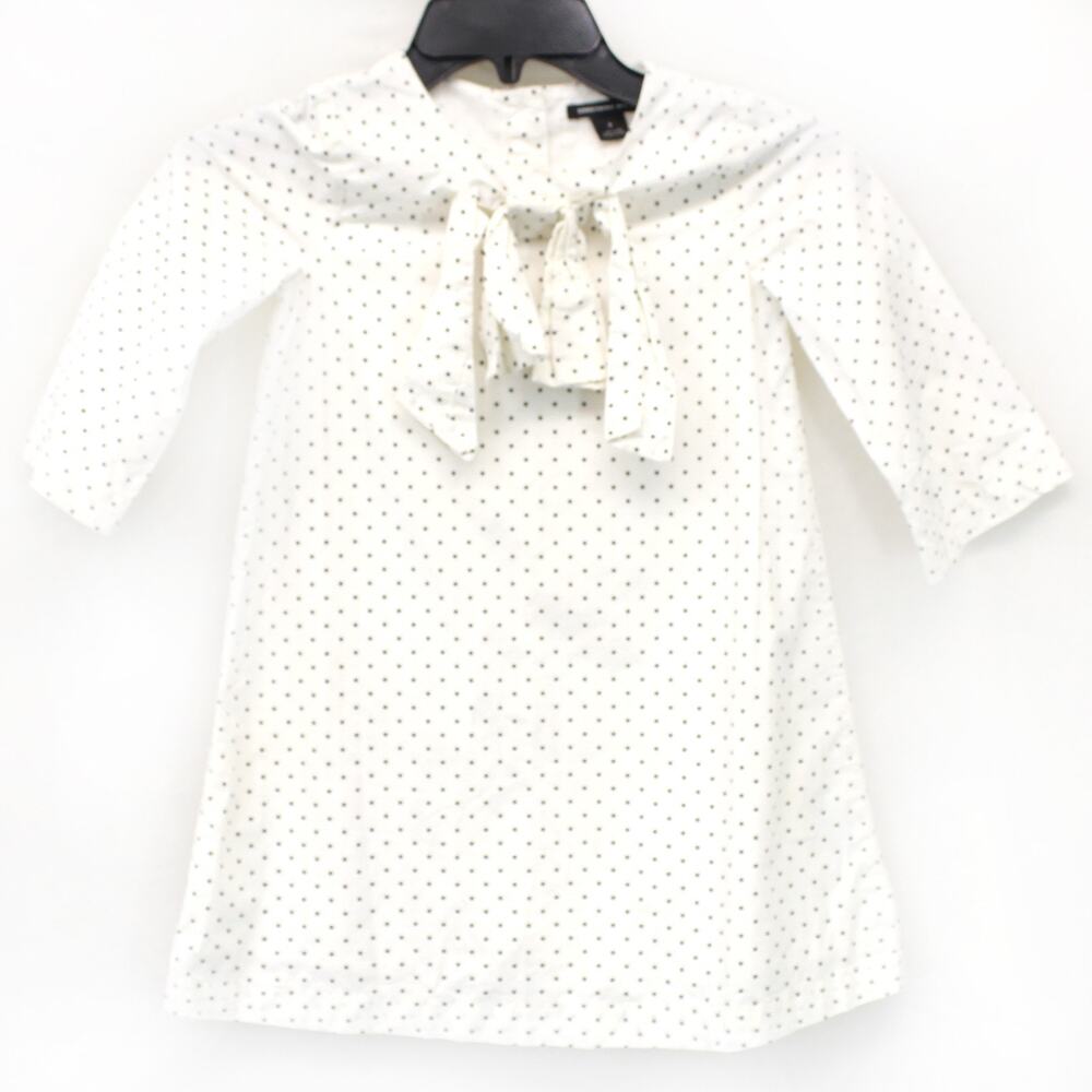 Something Navy brand girls Polka Dot lined cotton dress size 5